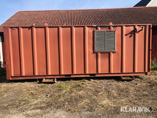Reservkraftverk A.C.Generator inbyggd i 23,5 fots container