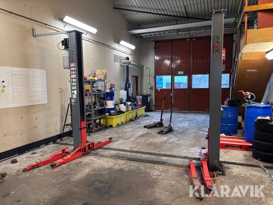 Tvåpelarlyft Hawk 4000kg