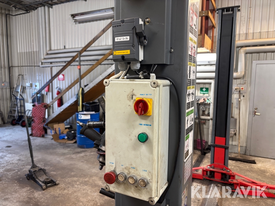 Tvåpelarlyft Hawk 4000kg