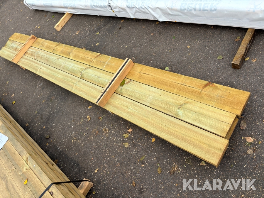 Impregnerad bräda 25x150x3600 9 st