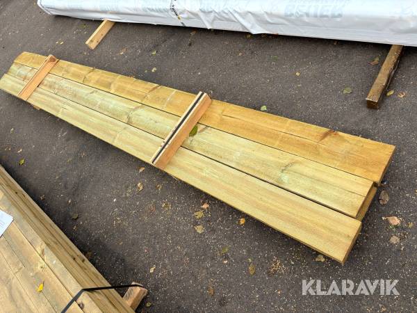 Impregnerad bräda 25x150x3600 9 st