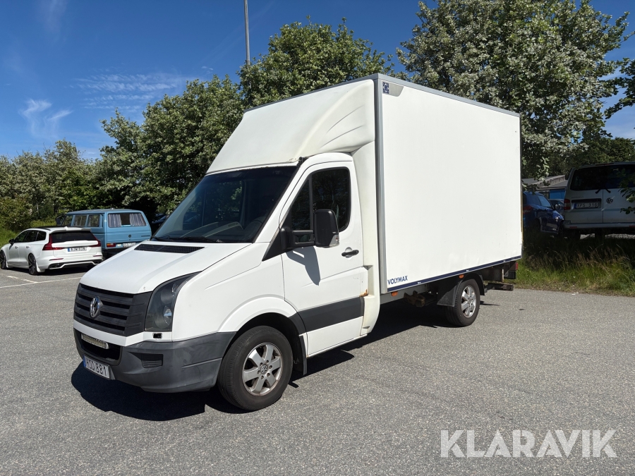 Skåpbil Volkswagen Crafter volymskåp med bakgavellyft