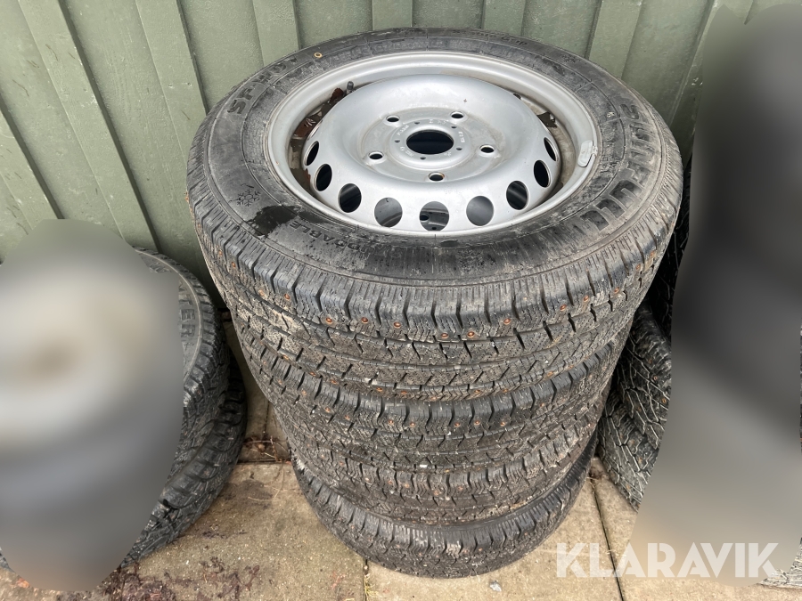 Däck med fälg Sunfull 4st. 205/65 R 16C