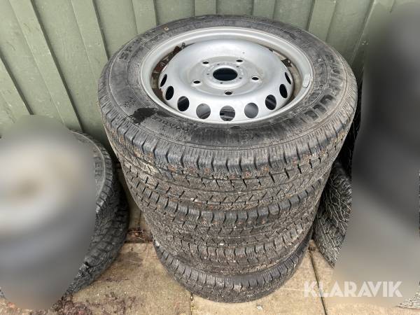 Däck med fälg Sunfull 4st. 205/65 R 16C