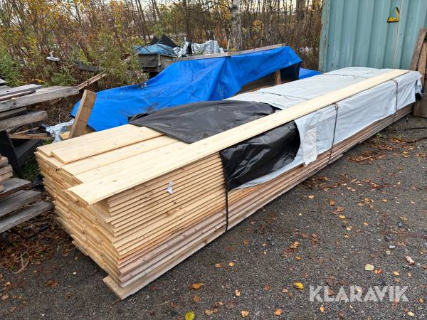 Ytterpanel Dubbel Fasfals 25x225mm  523 löpmeter