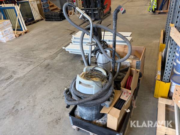 Grovdammsugare/ Skurmaskin Nilfisk SDM 43-Duo / GWD 300s