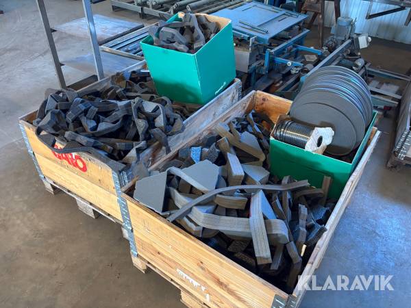 Parti med diverse profilband