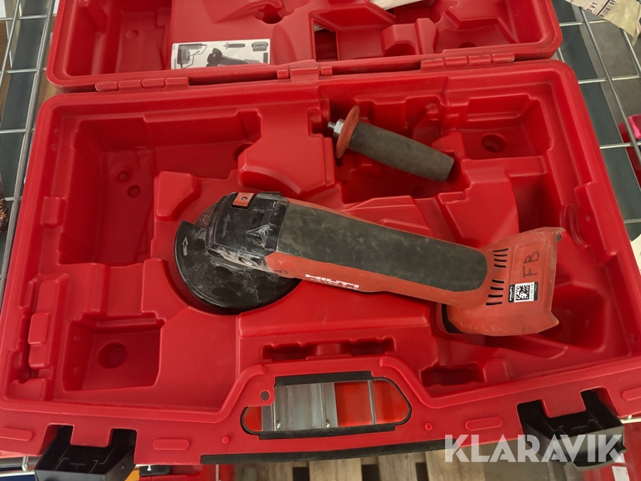Vinkelslip Hilti AG 125-A22 med låda