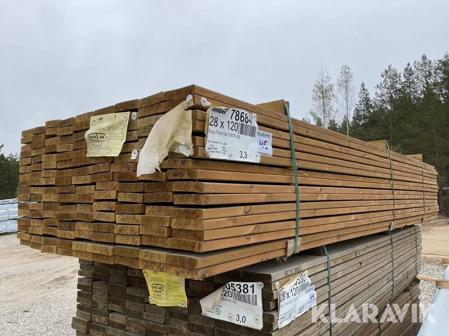 Trall G4-2 28x120 / 1,597m3 Impregnerat