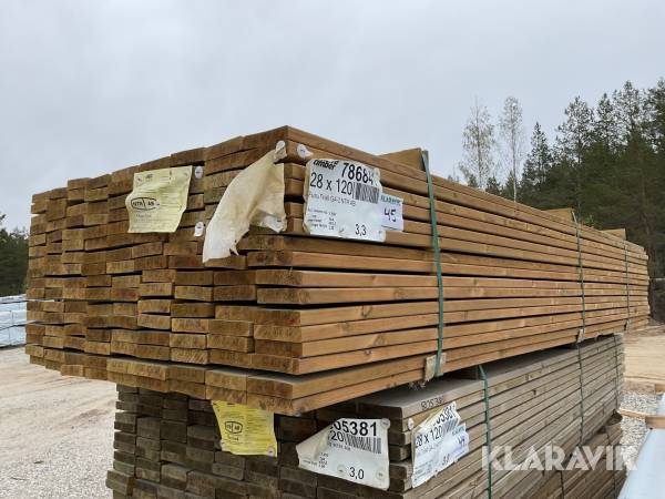 Trall G4-2 28x120 / 1,597m3 Impregnerat