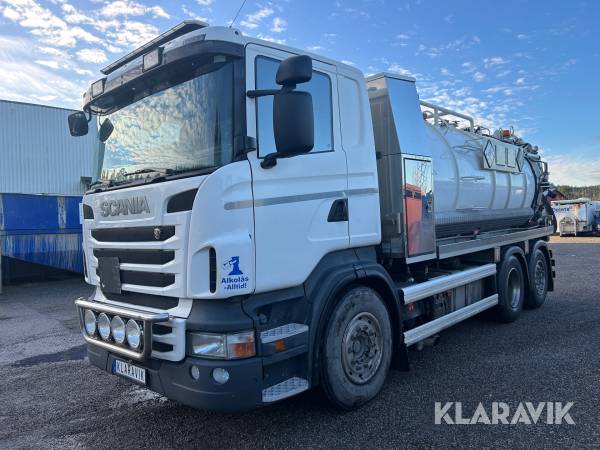 Slamsugarbil/spolbil Scania R400 ADR