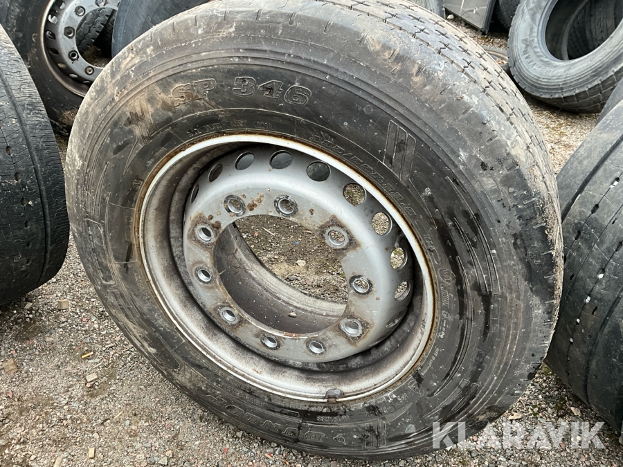 Lastbilsdäck Dunlop 385/55-22,5 2st