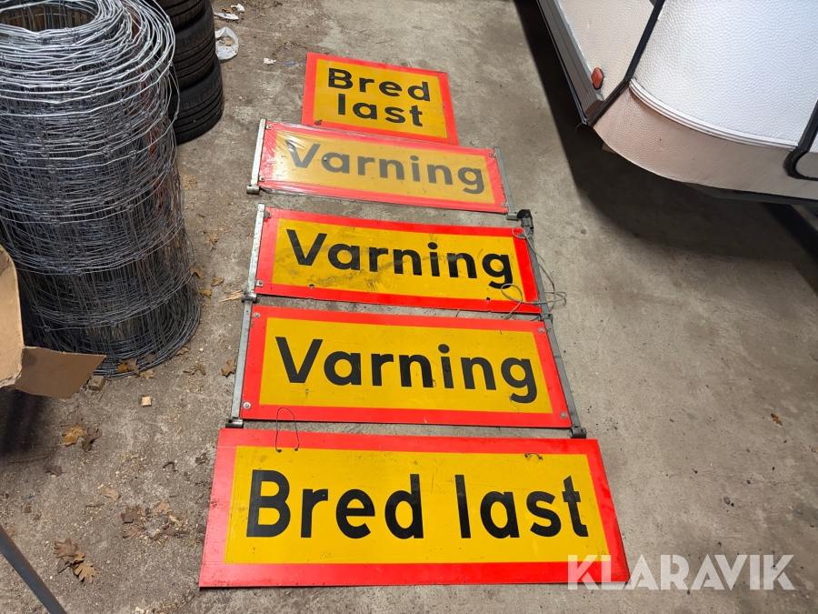 Skyltar Bredlast 5 st