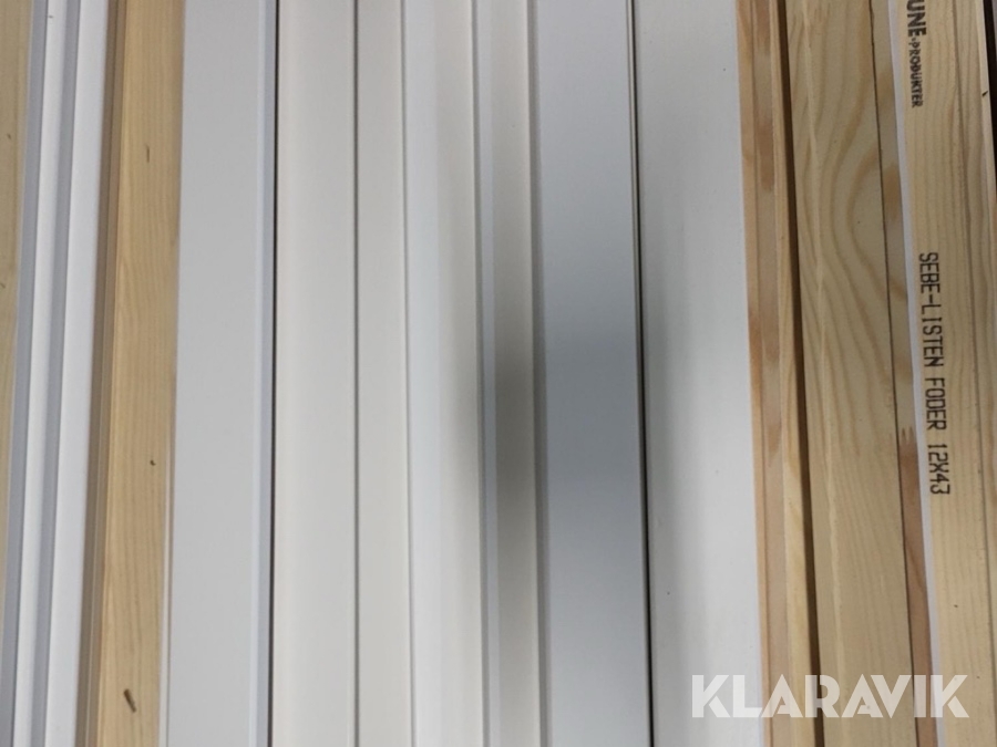 Foderlister i furu SEBE-listen 12 × 43 × 2200 mm 450 st