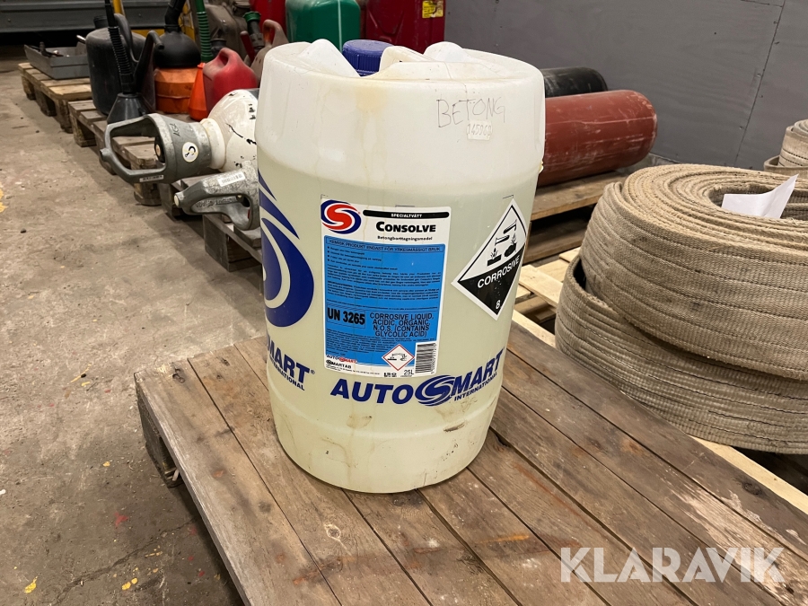 Betong rengöringsmedel Smartab Consolve UN3265