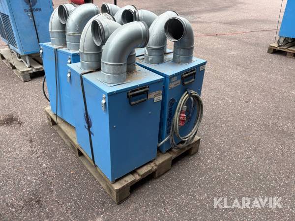 Varmluftsfläkt 2 st El-Björn TF 9EL-S