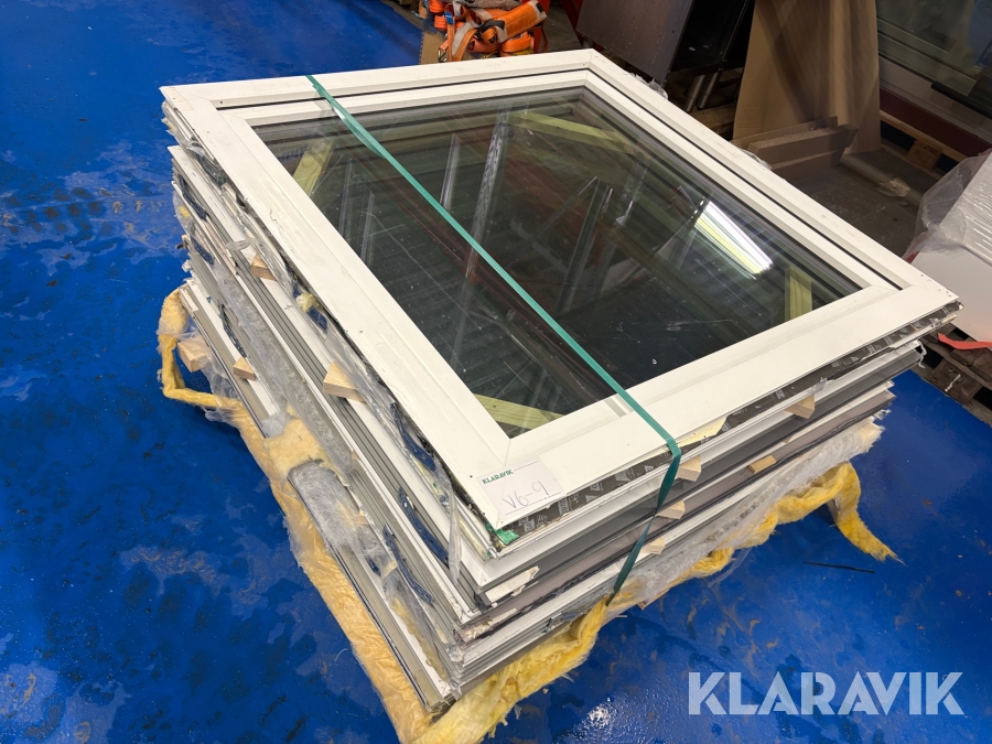 Plastfönster Salamander 5 st