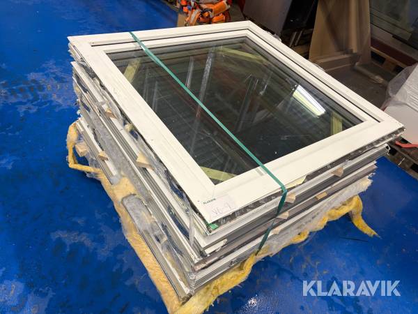 Plastfönster Salamander 5 st