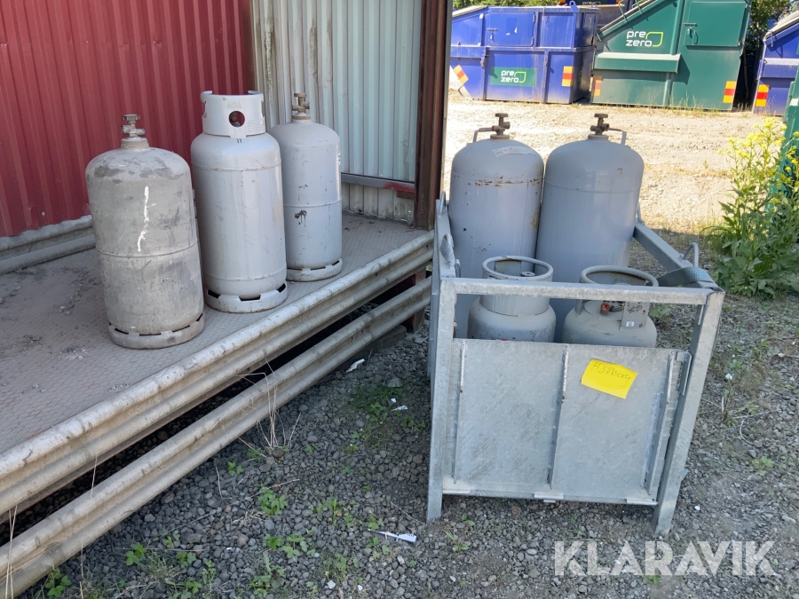 Gasolflaskor Aga 7st