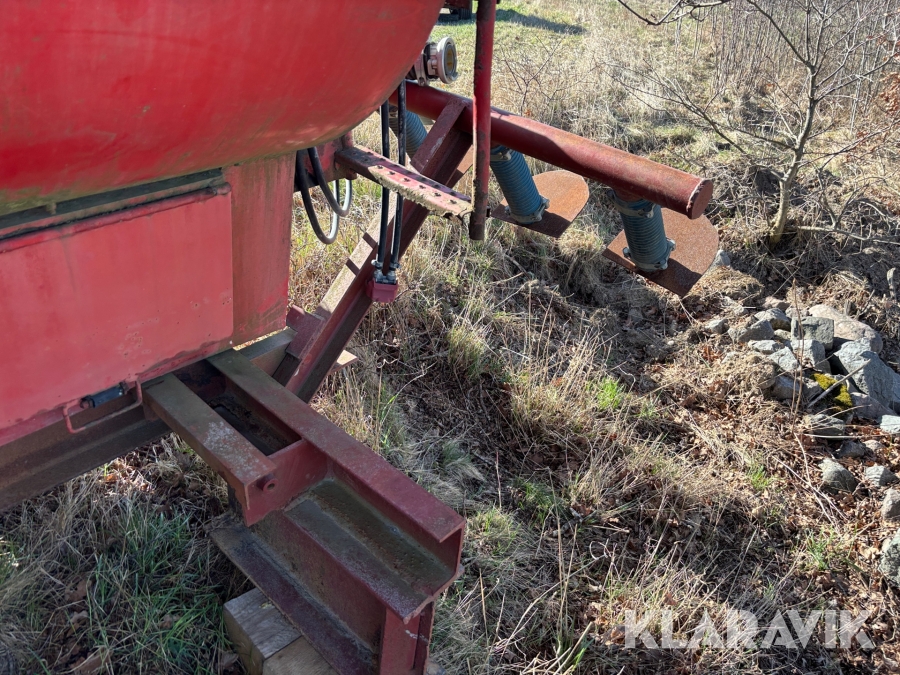 Vattentank på lastväxlarram