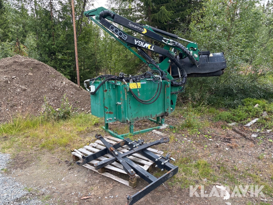 Kantklippningsaggregat Greentec Twiga Basic 6000 Spearhead 12HD