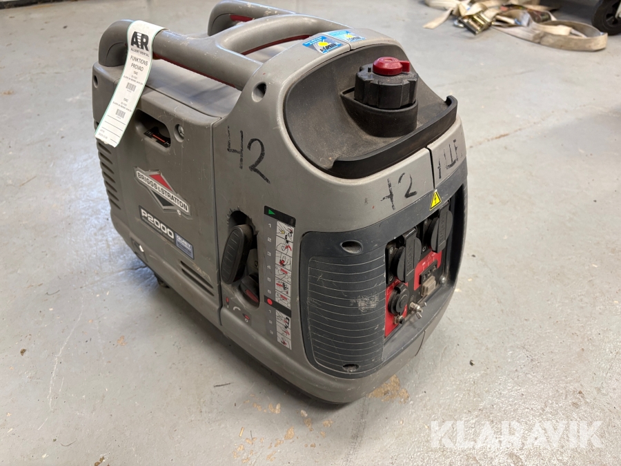 Elverk Briggs & Stratton P2000