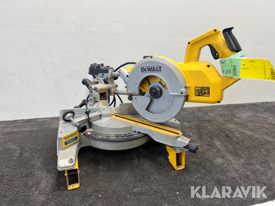 Kap & geringssåg Dewalt DW777