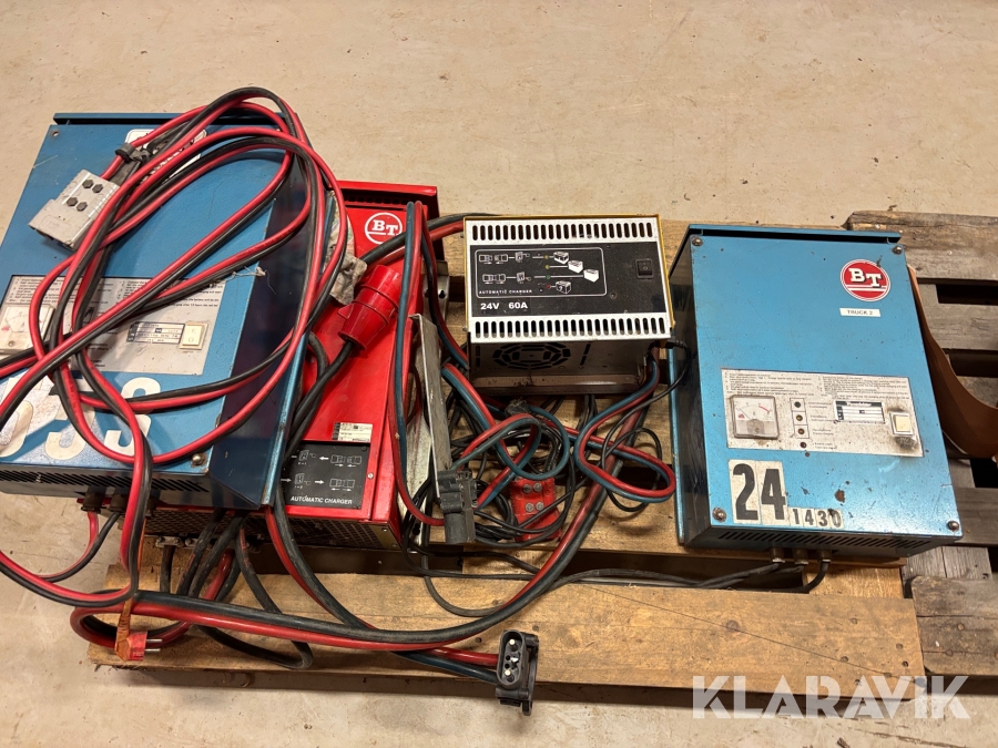 Truckladdare BT / Atlet 24v 60A /125A 4st