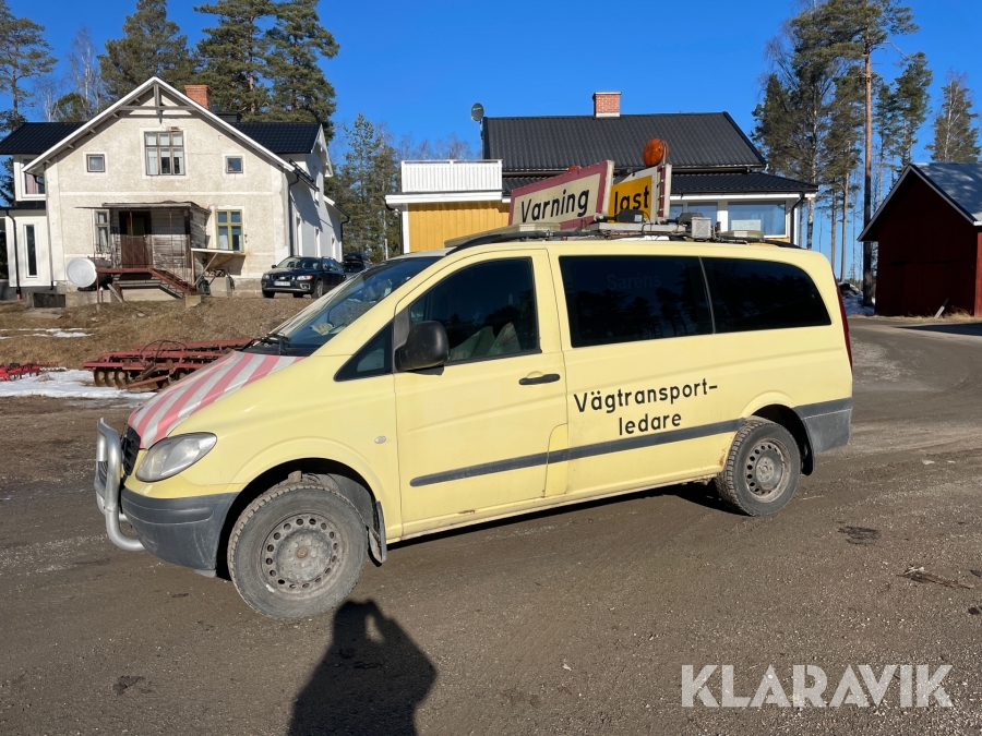Varningsbil / VTL  Vägtransportbil MERCEDES-BENZ 639