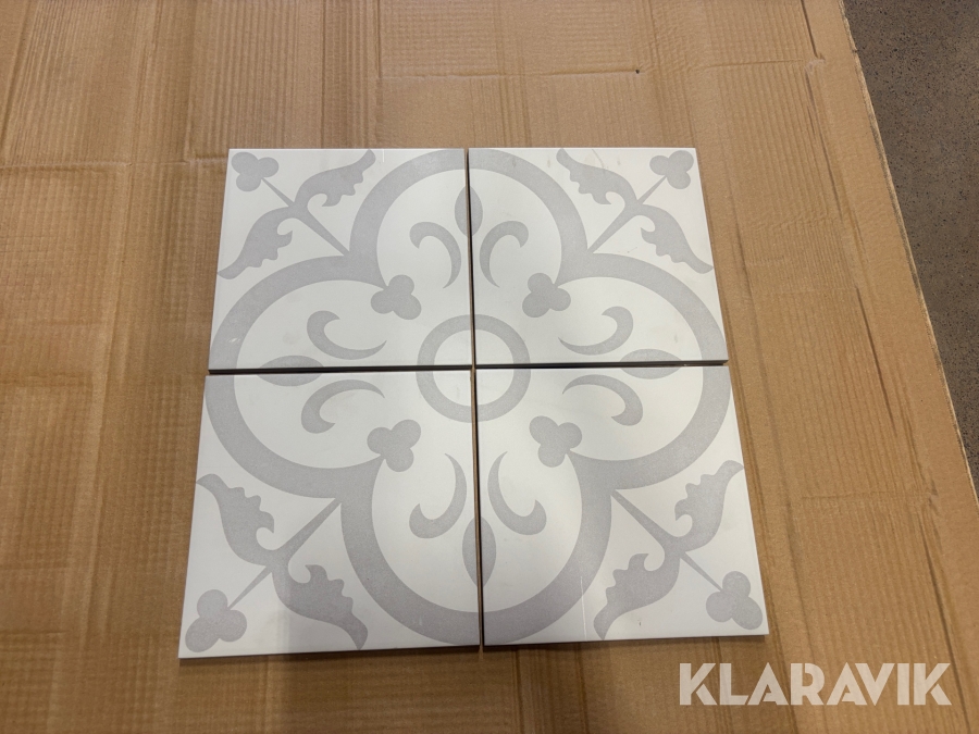 Klinkerplattor halvmåne 20x20cm 8 kvm