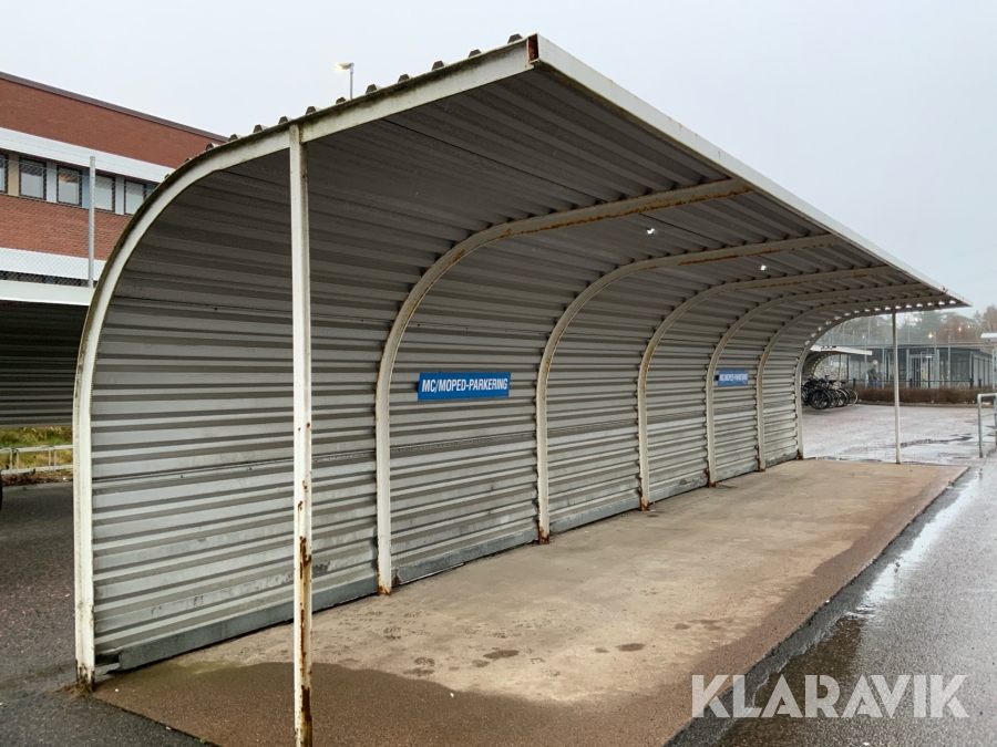 Väderskydd avsedd för MC/Mopeder