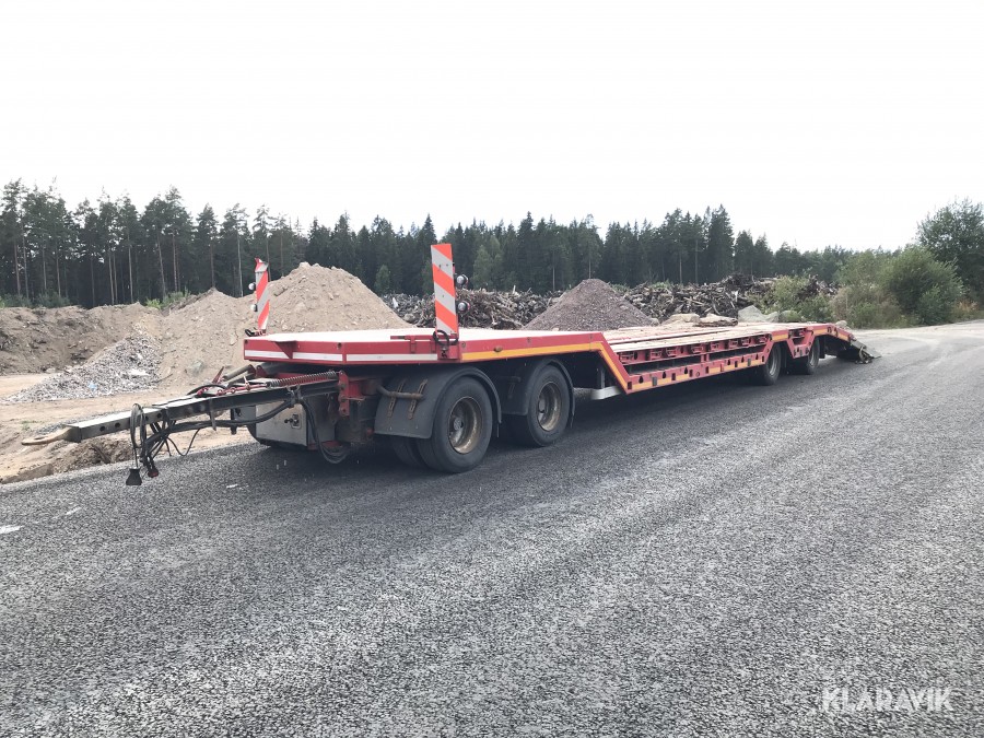 Maskintrailer till lastbil