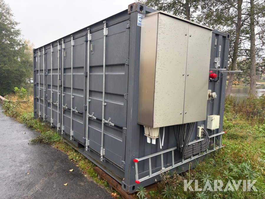 Energilager 20fot container, second life batterier 200kw/860kwh