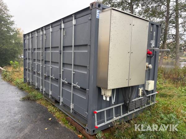 Energilager 20fot container, second life batterier 200kw/860kwh
