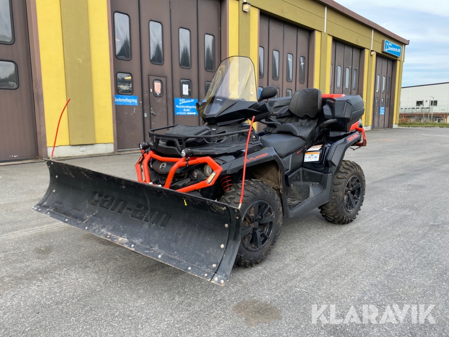 ATV Can-Am Outlander 650 Max XT med plog