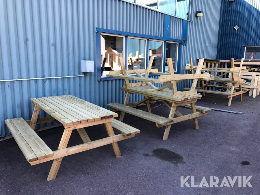 Bänkbord tryckimpregnerat 45 x 95