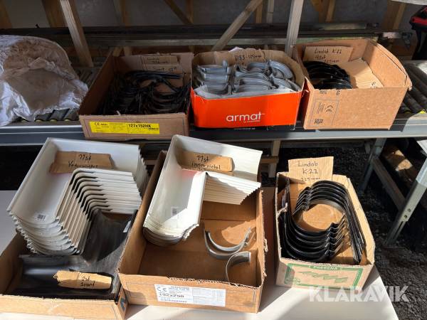 Parti med takavvattningstillbehör