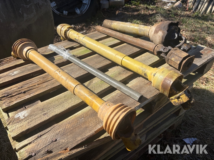 Kraftöverföringsaxlar 3 st