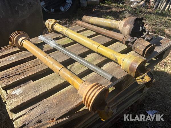 Kraftöverföringsaxlar 3 st