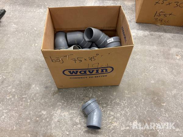 Avloppsrör/Böj Pipelife 75x45*