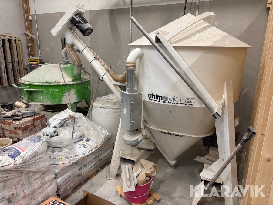 Betongblandare & Kalksilo Ahlm Metoden BL-250