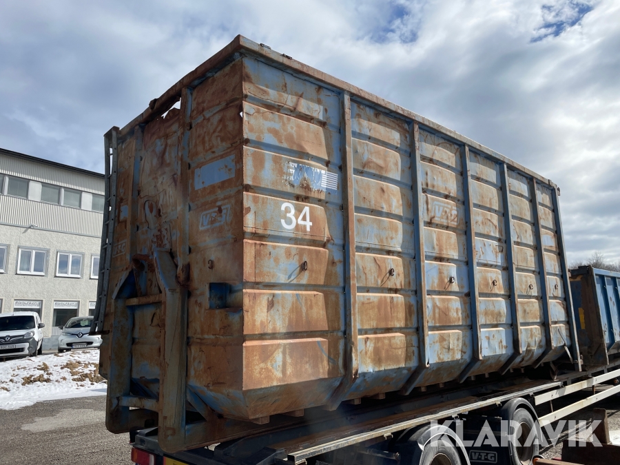 Lastcontainer för lastväxlare