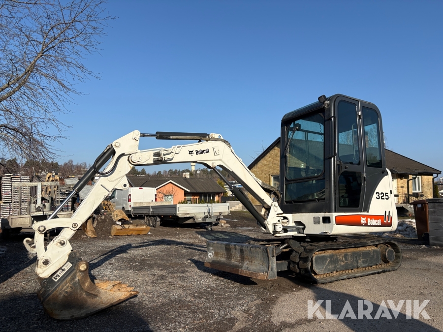 Grävmaskin Minigrävare Bobcat 325D