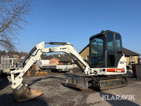 Grävmaskin Minigrävare Bobcat 325D