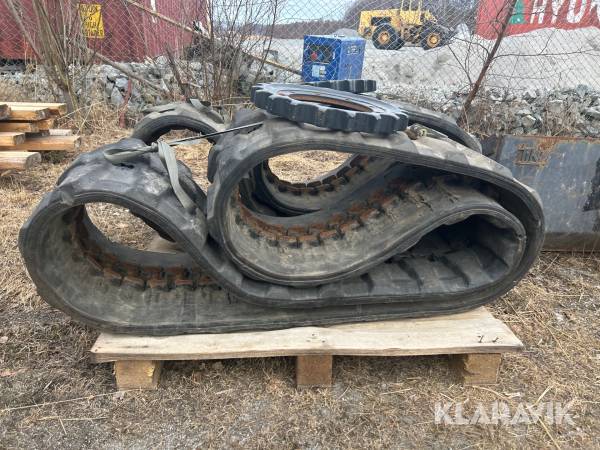 Band med drivhjul till 5 tons grävmaskin