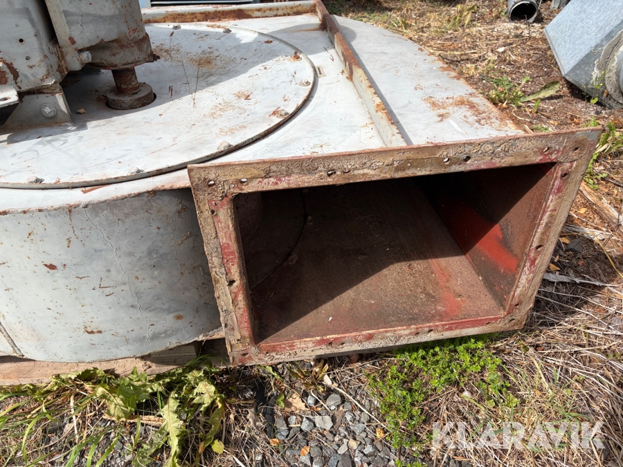 Utsugarfläkt Bahco med elmotor och rör