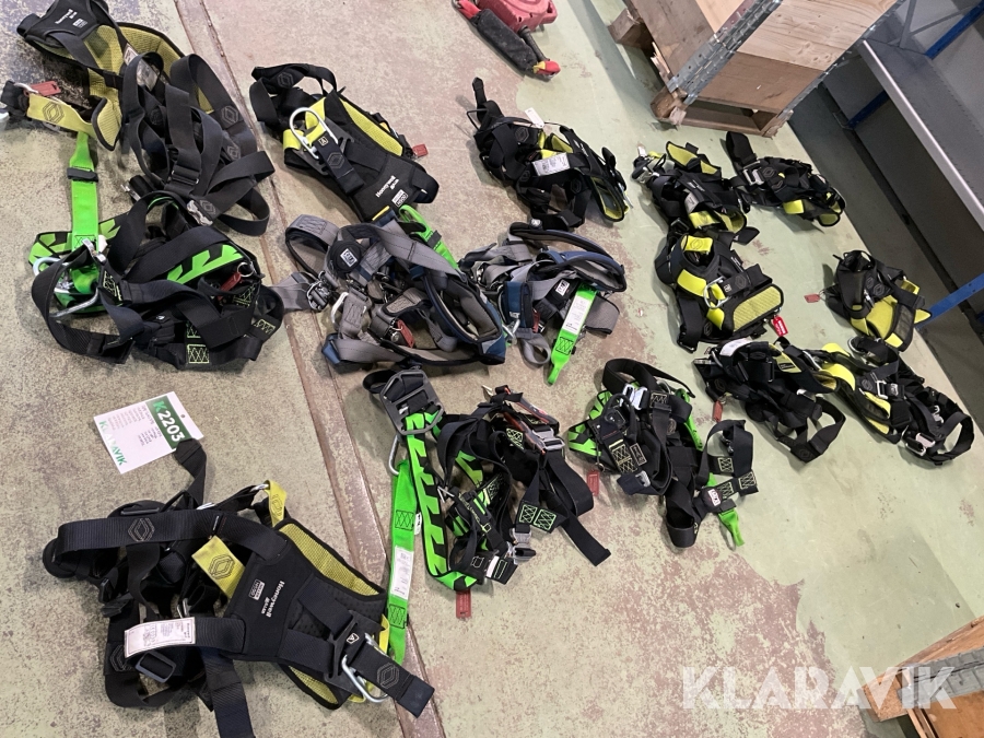 Fallskyddsutrustning 15st sele