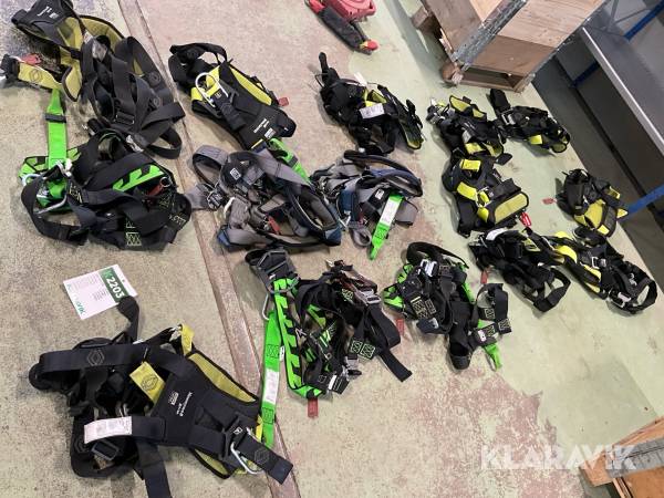 Fallskyddsutrustning 15st sele