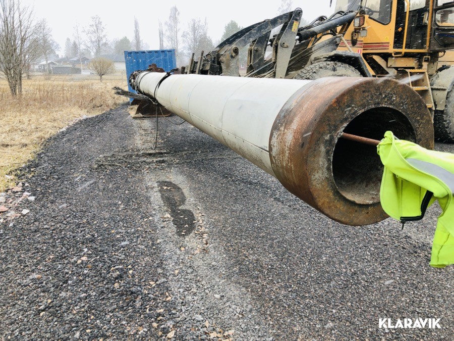Skorsten av cortenrör med isolering 