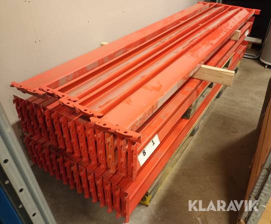 EAB Pallställ, 11st gavlar och 32st bommar EAB